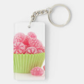 Himbeerbacken geschmackvolle schlüsselanhänger (Rückseite)