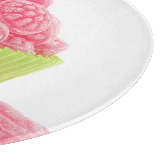 Himbeerbacken geschmackvolle schneidebrett (Ecke)