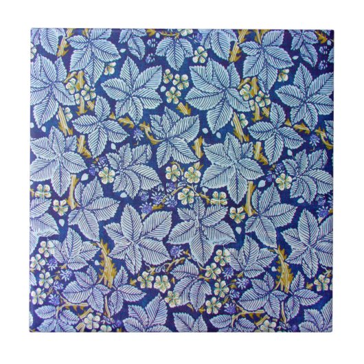 Himbeerbaum, William Morris Fliese (Vorderseite)
