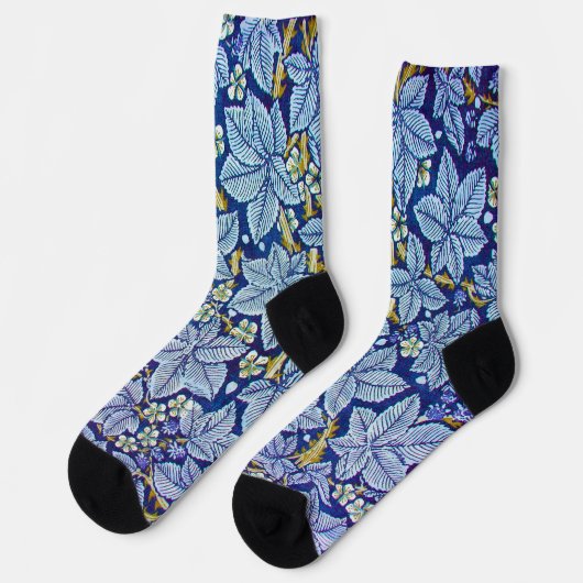 Himbeerbaum, William Morris Socken (Linkes Detail)