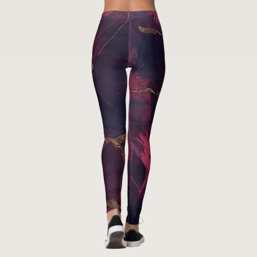 Himbeerbewegung Leggings (Rückseite)