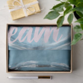 Himbeercreme Nachtisch mit Minze und Fruchtsaft Seidenpapier (Geschenk)