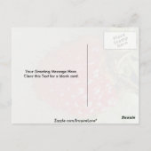 Himbeere aus Hawaii (Rubus hawaiiensis) Postkarte (Rückseite)