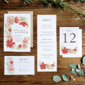 Himbeere & Blush Fett Blumenzwiebeln Einladung