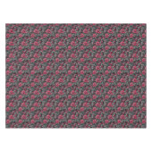 Himbeere, burgunderrote Blumen auf dunkelgrau Tischdecke (Vorderseite (Horizontal))