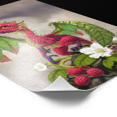 Himbeere Dragon 4x6 Print Fotodruck (Ecke)