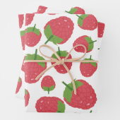 Himbeere Fruchtdesign Geschenkpapier Set (Beispiel)