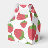 Himbeere Fruchtdesign Geschenkschachtel (Rückseite)