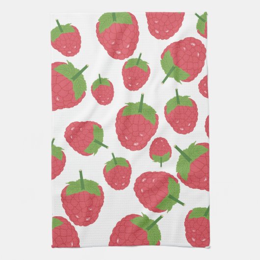 Himbeere Fruchtdesign Geschirrtuch (Vertikal)