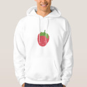 Himbeere Fruchtdesign Hoodie (Vorderseite)