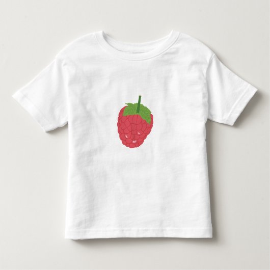 Himbeere Fruchtdesign Kleinkind T-shirt (Vorderseite)