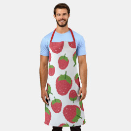 Himbeere Fruchtdesign Schürze