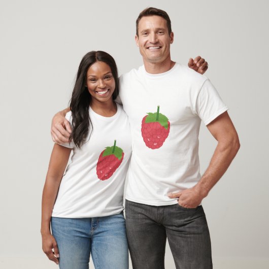 Himbeere Fruchtdesign T-Shirt (Unisex)