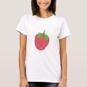 Himbeere Fruchtdesign T-Shirt (Vorderseite)