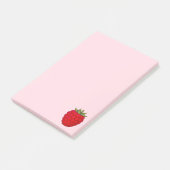 Himbeere - Fruchtsammlung - Post-it Klebezettel (angewinkelt)