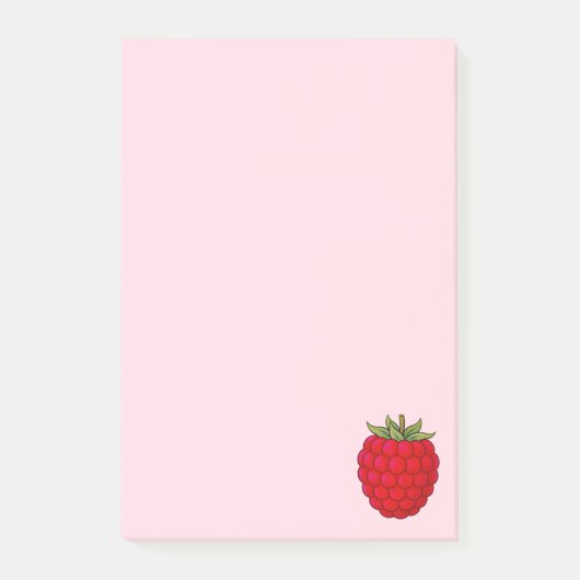 Himbeere - Fruchtsammlung - Post-it Klebezettel (Vorderseite)