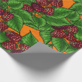 Himbeere Geschenkpapier (Ecke)