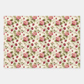 Himbeere Geschenkpapier Set (Vorderseite 2)