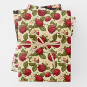 Himbeere Geschenkpapier Set (Beispiel)