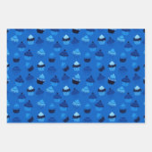 Himbeere, Heidelbeere und Bananenkuchen Geschenkpapier Set (Vorderseite)