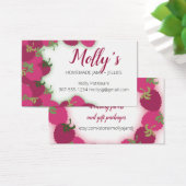 Himbeere Himbeeren Obstkonfitüre Visitenkarte (Schreibtisch)