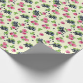 Himbeere, Johannisbeere Geschenkpapier (Ecke)