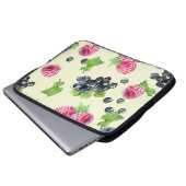 Himbeere, Johannisbeere Laptopschutzhülle (Vorne Knopf)