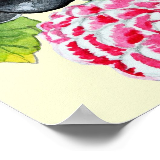 Himbeere, Johannisbeere Poster (Ecke)