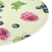 Himbeere, Johannisbeere Schneidebrett (Ecke)