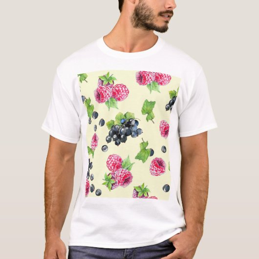 Himbeere, Johannisbeere T-Shirt (Vorderseite)