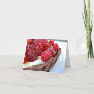 Himbeere-Kardamom scharfe Anmerkungs-Karte - Karte