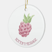 Himbeere Keramik Ornament (Links)