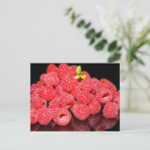 Himbeere, Lebensmittel, Früchte, Beeren, reif, fri Postkarte (Stehend Vorderseite)