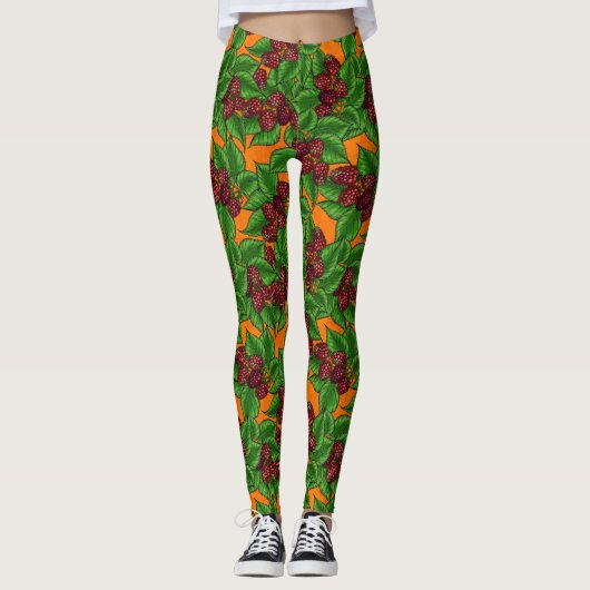 Himbeere Leggings (Vorderseite)