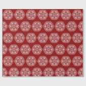 Himbeere Mandala Geschenkpapier (Flach)