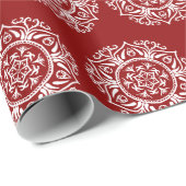 Himbeere Mandala Geschenkpapier (Rolleneckpunkt)