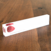 Himbeere Namensplakette (Seite)
