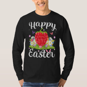 Himbeere Ostereier Jagd Flora Himbeere Osten T-Shirt