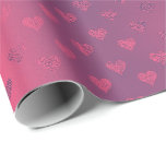 Himbeere Rosa Brautparty Geschenkpapier<br><div class="desc">Moderne GlasdekorationK Elegante Verpackung für Geburtstage,  Partys,  Hochzeiten,  Jubiläum etc.</div>