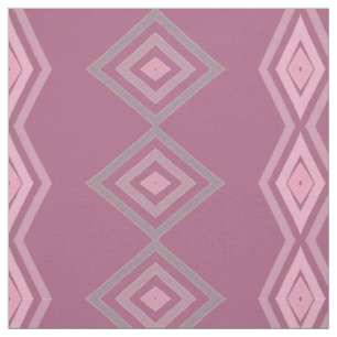 Himbeere Rosa Gemustertes Gewebe Stoff
