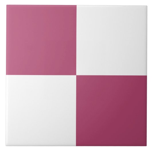 Himbeere Rosa Keramik Tile Fliese (Vorderseite)