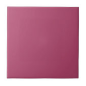 Himbeere Rose Solid Color Fliese (Vorderseite)