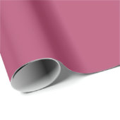 Himbeere Rose Solid Color Geschenkpapier (Rolleneckpunkt)