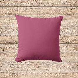 Himbeere Rose Solid Color Kissen