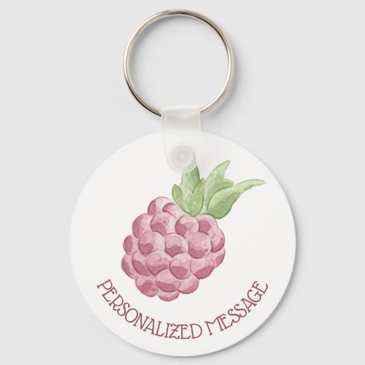 Himbeere Schlüsselanhänger (Vorderseite)