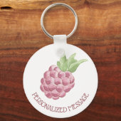 Himbeere Schlüsselanhänger (Vorderseite)