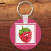 Himbeere Schlüsselanhänger (Vorderseite)