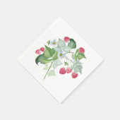 Himbeere Serviette (Ecke)