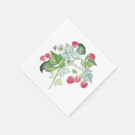 Himbeere Serviette (Ecke)