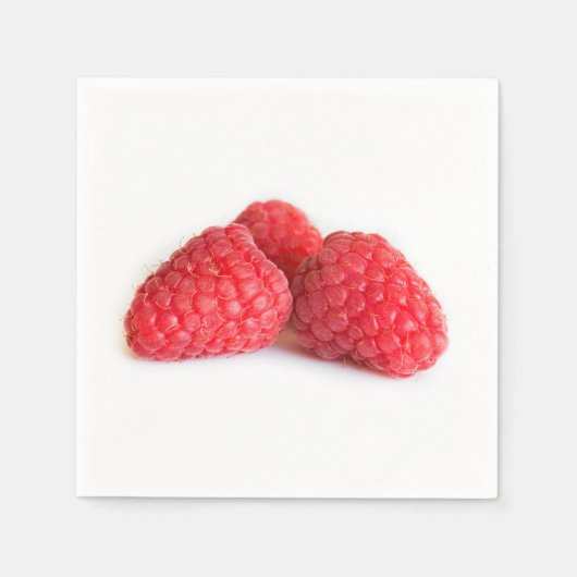 Himbeere Serviette (Vorderseite)